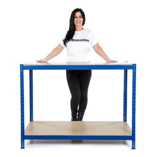 Level steel shelving - steel,
